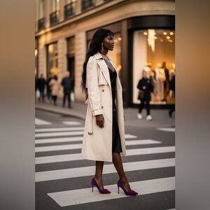 Stuart Weitzman Two-Tone Purple and burgundy Heels Size 10.5